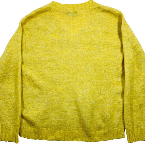 womens  v-neck sweater mustard sweater by soaked in Luxury  size medium - Picture 11 of 15